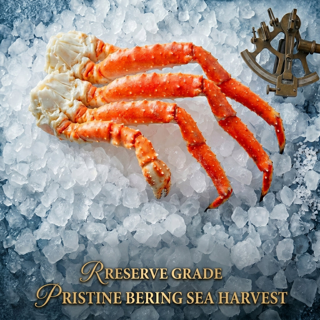 OCEANZEN Alaskan Red King Crab Legs | Wild-Caught | Fully Cooked